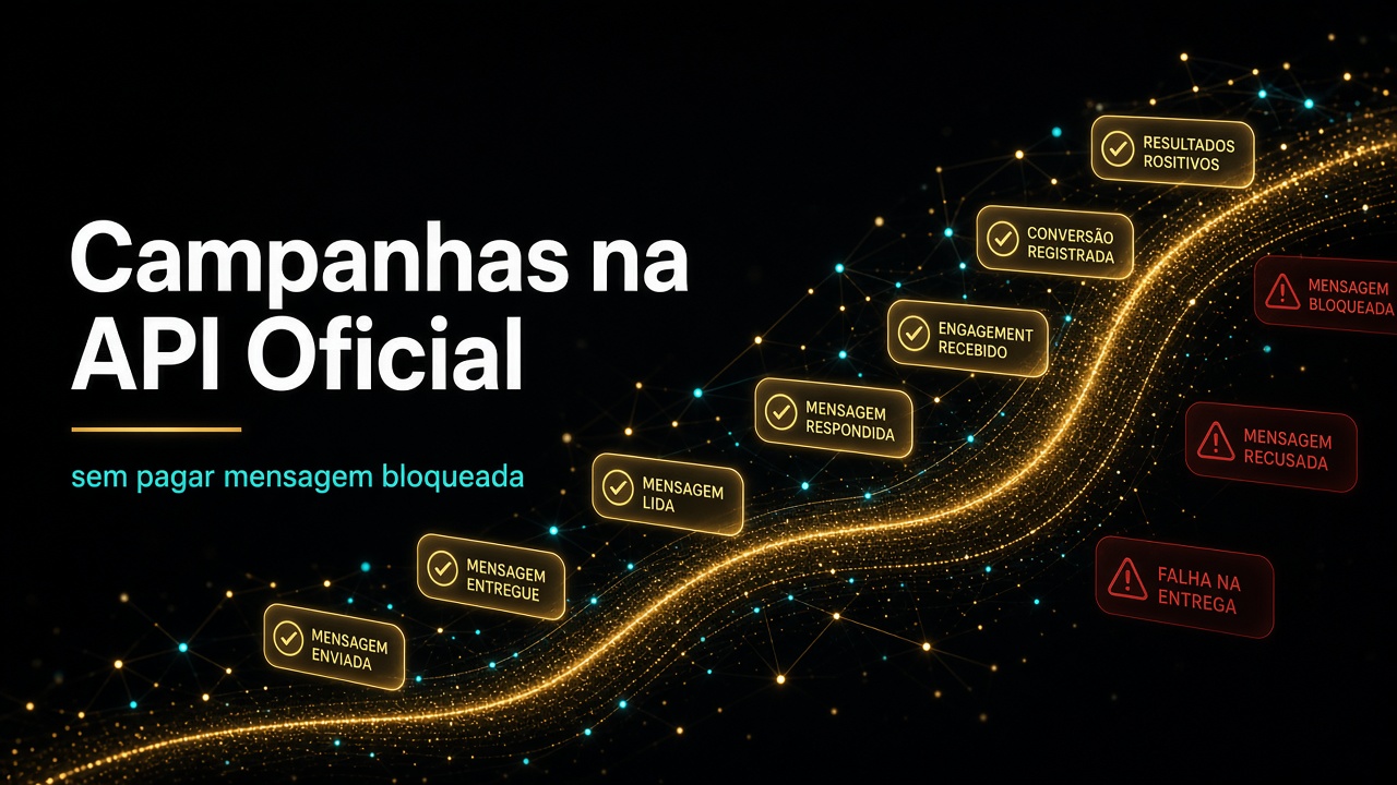 Como rodar campanhas no WhatsApp Oficial sem custo de mensagem bloqueada