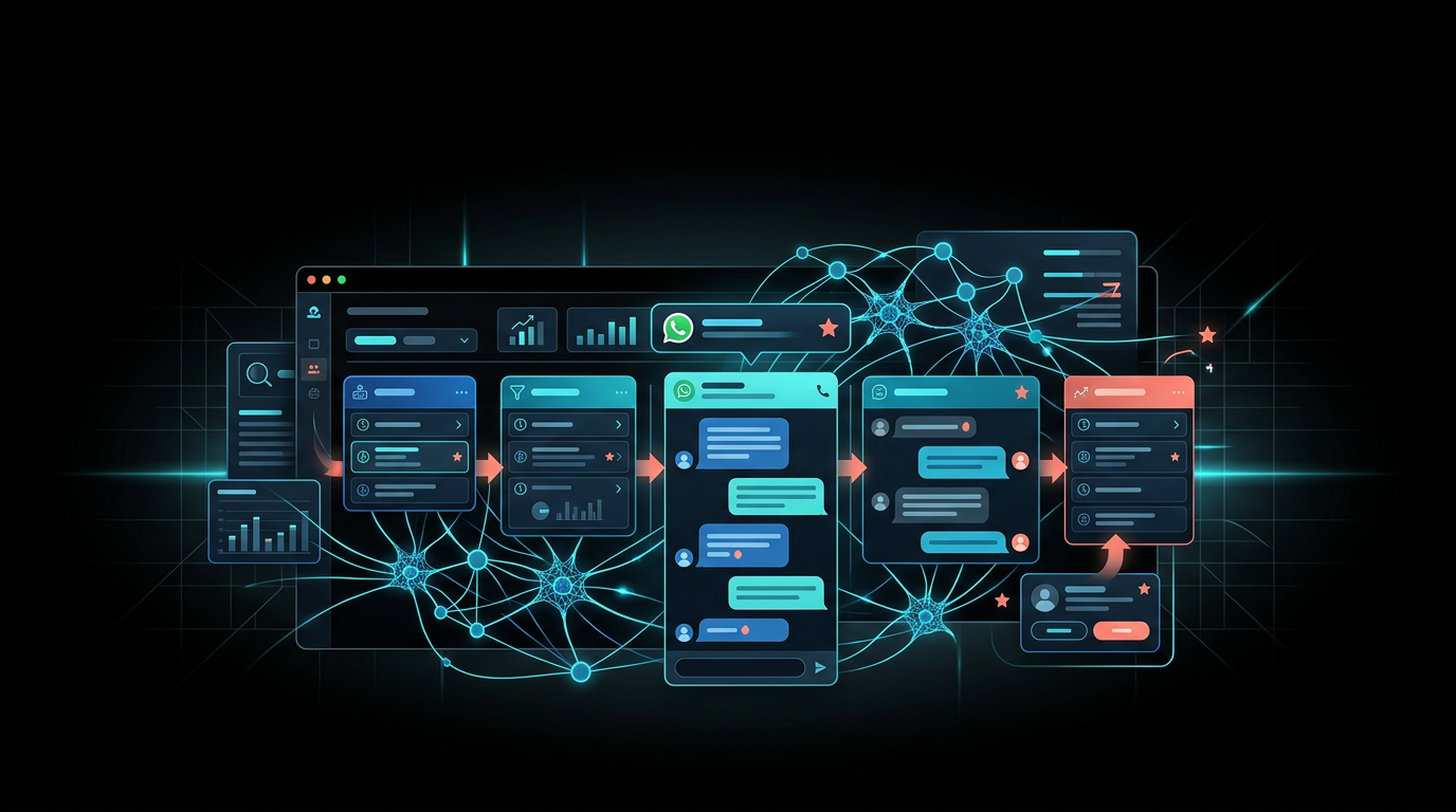 CRM + WhatsApp + IA: arquitetura ideal para converter mais em 2026