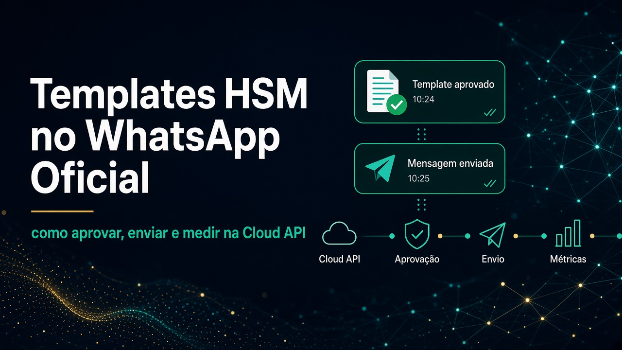 Templates HSM no WhatsApp Oficial: como funcionam na Cloud API Meta